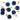 25 - Years Birthday Anniversary Confetti Gold Blue – Folat – Confetti – Party Plush