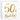 50th Birthday Napkins White Gold – Partydeco – Napkins – Party Plush