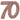 70 - Years Birthday Anniversary Confetti Glitter Rose Gold – Santex – Confetti – Party Plush