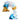 Balloon Arch Blue Gold White – Ginger Ray – Balloon Arches – Party Plush