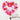 Balloon Garland Heart Pink Red – Partydeco – Balloon Garlands – Party Plush