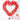 Balloon Garland Heart Red – Partydeco – Balloon Garlands – Party Plush