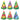 Dinosaur Party Hats 6 - Pack – Henbrandt – – Party Plush