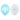 Elephant 1 - Year Birthday Balloons Light Blue 50 - pack – Partydeco – Balloons – Party Plush