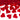 Hearts Confetti Cannon Red – Partydeco – Confetti Cannons – Party Plush