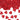 Hearts Confetti Red – Partydeco – Confetti – Party Plush