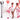 Hearts Hanging Decoration Rose Gold – Partydeco – Hanging Decorations – Party Plush
