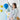 Hot Air Balloon Hanging Honeycomb Blue – Partydeco – Hanging Honeycombs – Party Plush