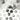 Large Confetti Silver – Partydeco – Confetti – Party Plush