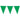Large Pennant Garland Green – Globos – Pennant Garlands – Party Plush