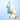 One Balloon Bouquet Gold Blue – Partydeco – Balloon Bouquets – Party Plush