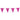 Pennant Garland Glitter Magenta – Globos – Pennant Garlands – Party Plush