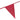 Pennant Garland Glitter Red – Globos – Pennant Garlands – Party Plush