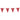 Pennant Garland Glitter Red – Globos – Pennant Garlands – Party Plush