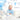 Pennant Garland Light Blue & Silver – Partydeco – Pennant Garlands – Party Plush