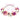 Roses Hair Wreath White Pink – Partydeco – Hair Wreaths – Party Plush