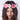Roses Hair Wreath White Pink – Partydeco – Hair Wreaths – Party Plush