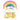 Small Rainbow Balloons Metallic Ivory – Partydeco – Balloons – Party Plush