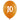 10 - Years Birthday Anniversary Balloons Color Mix – Includera – Balloons – Party Plush