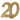 20 - Years Birthday Anniversary Glitter Decoration Gold – Santex – Decorations – Party Plush