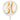 30 - Years Birthday Anniversary Foil Balloon Stars – Santex – Balloons – Party Plush