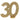 30 - Years Birthday Anniversary Glitter Decoration Gold – Santex – Decorations – Party Plush