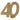 40 - Years Birthday Anniversary Glitter Decoration Gold – Santex – Decorations – Party Plush