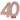 40 - Years Birthday Anniversary Glitter Decoration Rose Gold – Santex – Decorations – Party Plush