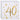 40 - Years Birthday Anniversary Napkins White Gold – Santex – Napkins – Party Plush