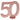 50 - Years Birthday Anniversary Glitter Decoration Rose Gold – Santex – Decorations – Party Plush