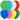 Balloons Color Mix Assorted – Includera – Balloons – Party Plush