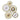 Decorative Bows Gold White – Ginger Ray – Decorations – Party Plush