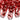 Hearts Decorations Red – Partydeco – Embellishments – Party Plush