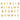 Letters DIY Garland Gold – Partydeco – Garlands – Party Plush