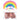 Small Rainbow Balloons Metallic Rose Gold – Partydeco – Balloons – Party Plush