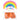 Small Rainbow Balloons Pastel Orange – Partydeco – Balloons – Party Plush