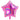 Star Balloon Holographic Pink – Includera – Balloons – Party Plush