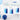 Tassel Garland Blue White – Partydeco – Tassel Garlands – Party Plush