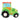 Tractor Balloon Green – Includera – Balloons – Party Plush